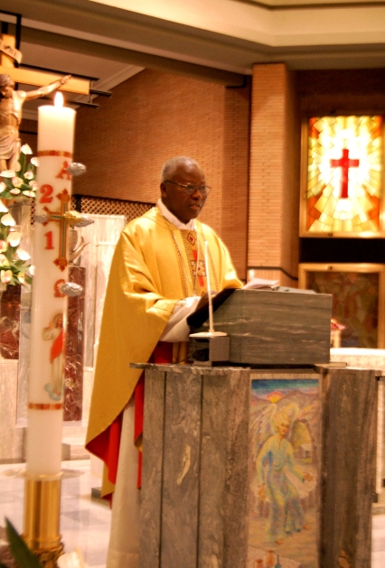 Il Cardinale Philippe Ouedraogo a Grottaferrata